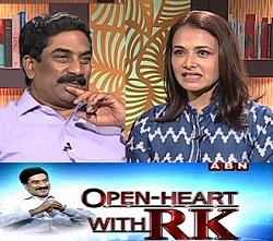 Akkineni Amala in Open Heart With RK - 9th Aug