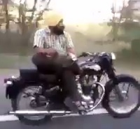 Amazing Bike riding by an Indian – Must See