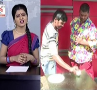 Bithiri Sathi Funny Conversation With Savitri Over Gold Plated Dosa