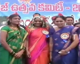 TRS MP Kavitha Attended Teej Festival At Collector Grounds, Nizamabad