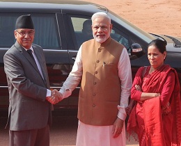 India-Nepal ties back on track as Prachanda starts trip